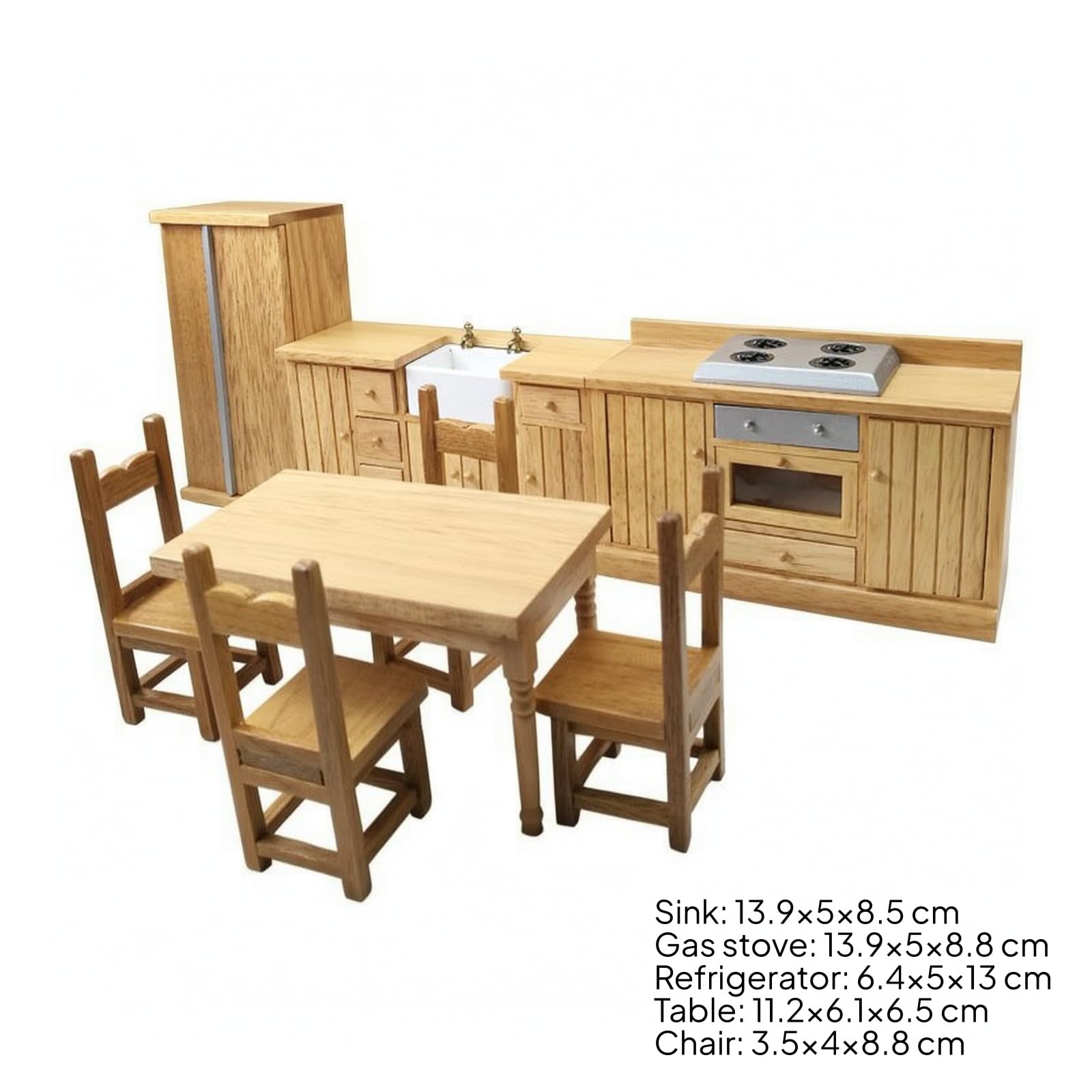 Modello di Mobili in 1:12 Decorativo in Miniatura Legno Sicuro