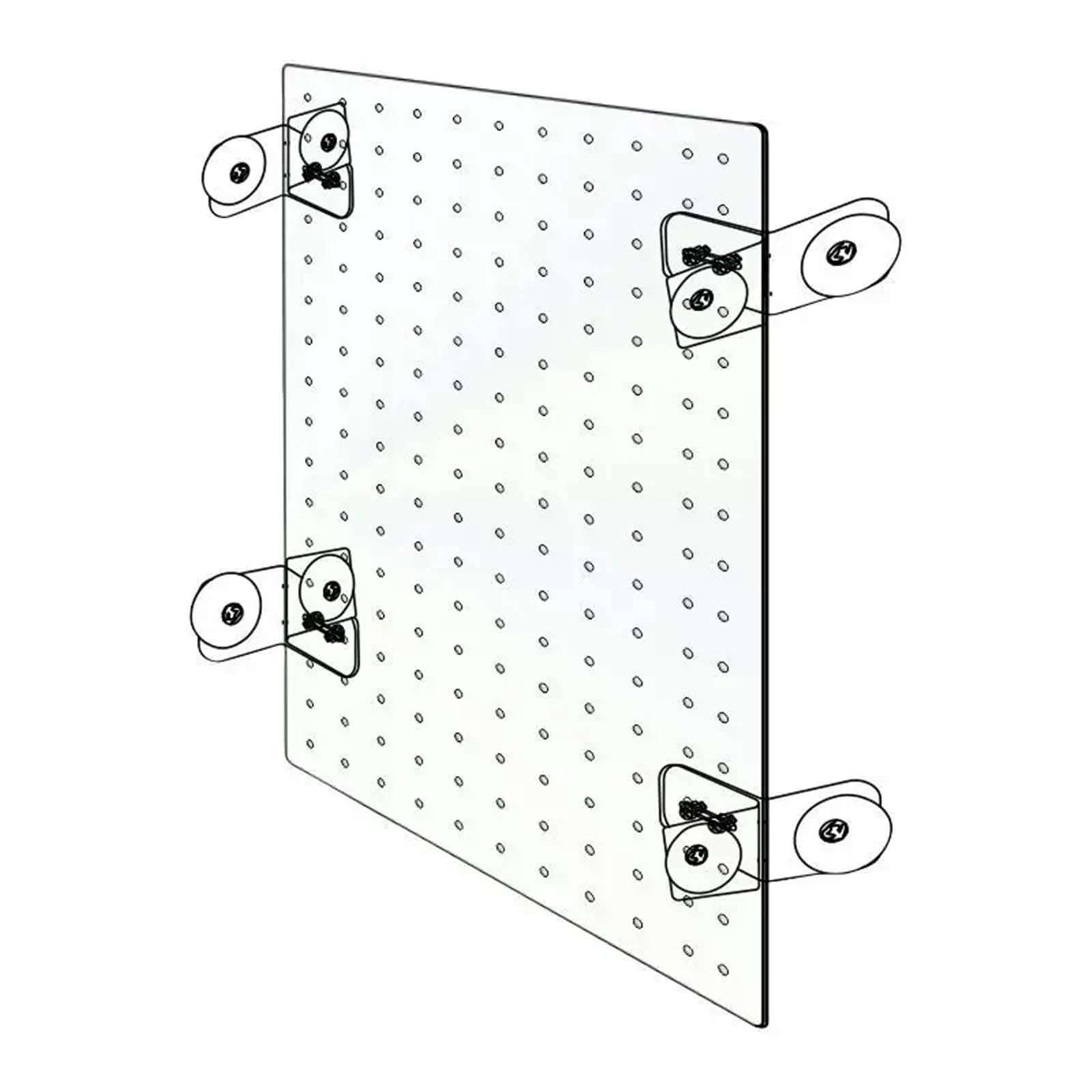 Separador Acuario Placa De Aislamiento Flexible For Pecera, Compartimento Superior E Inferior con Corte Libre, Almohadilla para Separación(Clear 5mm Hole,30x50cm)
