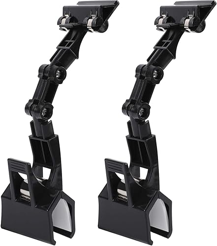 2 soportes giratorios para copias de papel, clip ajustable, para escribir, flexible, prácticos, suministros para artistas, soporte de lona para