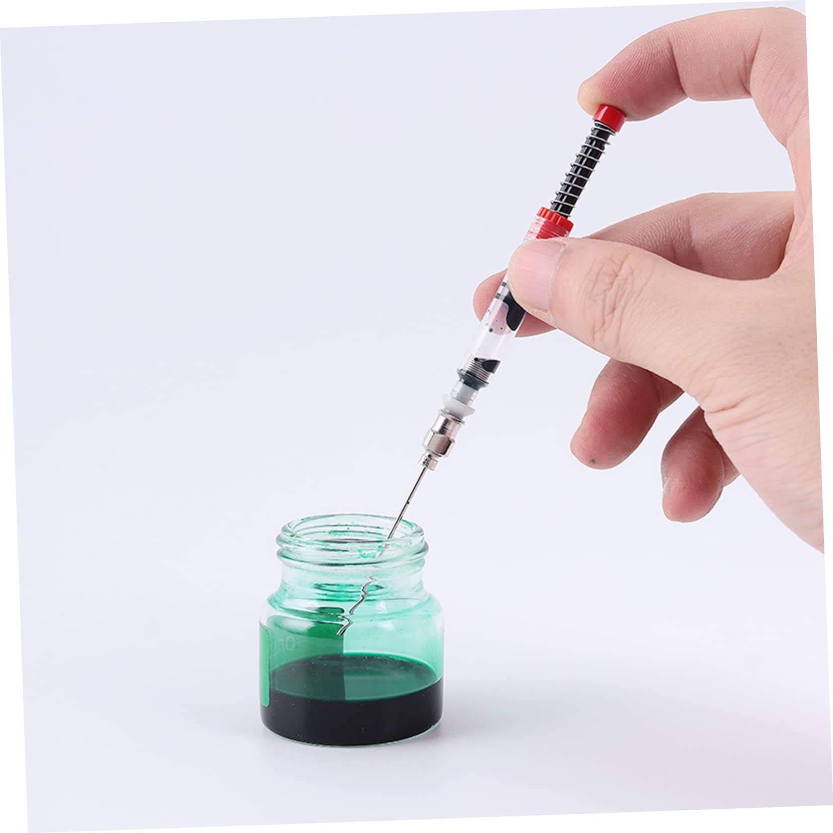 DOITOOL 4 Sätze Teiliges Tintenabsorbierer Für Füllfederhalter Praktische Tintenkonverter Und Zubehör Für Verschiedene Modelle Elastischen Transparenten Und Absorbern 9 Stücke * 4