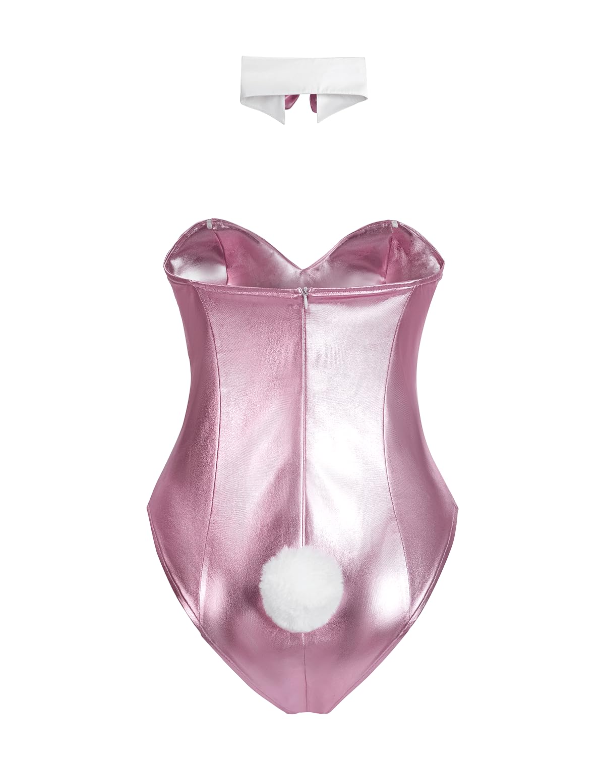 CR ROLECOS Bunny Costume Women Bunny Suit Cosplay Lingerie Adult Halloween Costumes: Pink XX-Large