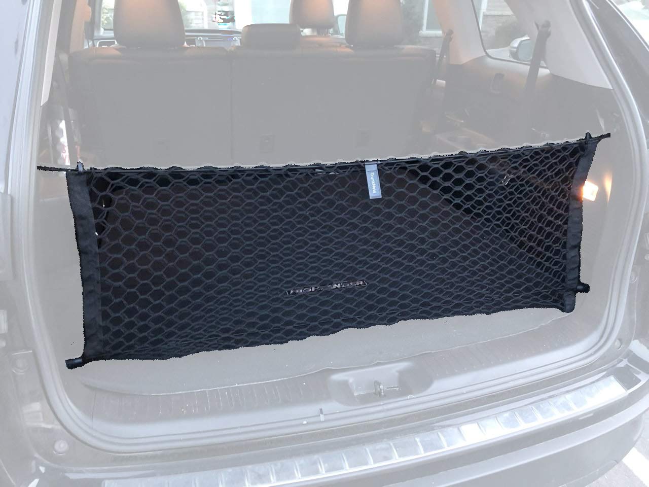 Envelope Style Trunk Mesh Cargo Net for Toyota Highlander 2020-2023 Car Accessories - Premium Trunk Organizers and Storage - Cargo Net for SUV Truck - Best Carrier Organizer for Toyota Highlander