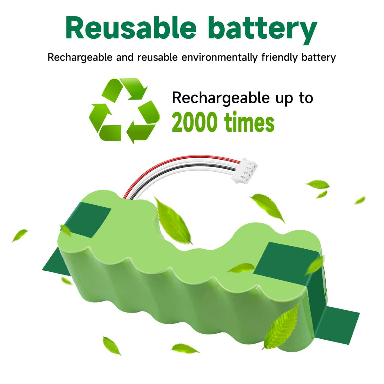 CITYORK 12V/3500mAh Batería para iRobot Roomba Combo, para Combo ZJ1517-HFR /RVF-Y1, Combo R113, R1138, R113840, R1118, R111840, para ECOVACS Deebot 900, 700, 600, M88, para Deebot OZMO 902, 907,601
