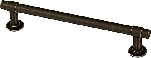 Manija de barra Francisco de 5-116 pulgadas (5.039 in), 1 paquete (paquete de 2)