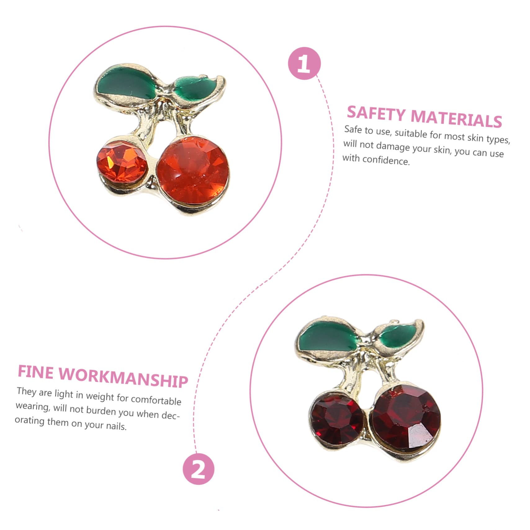 minkissy 240pezzi Charms Per Unghie Decorazioni Per Nail Art Accessori Per Unghie e Ragazze