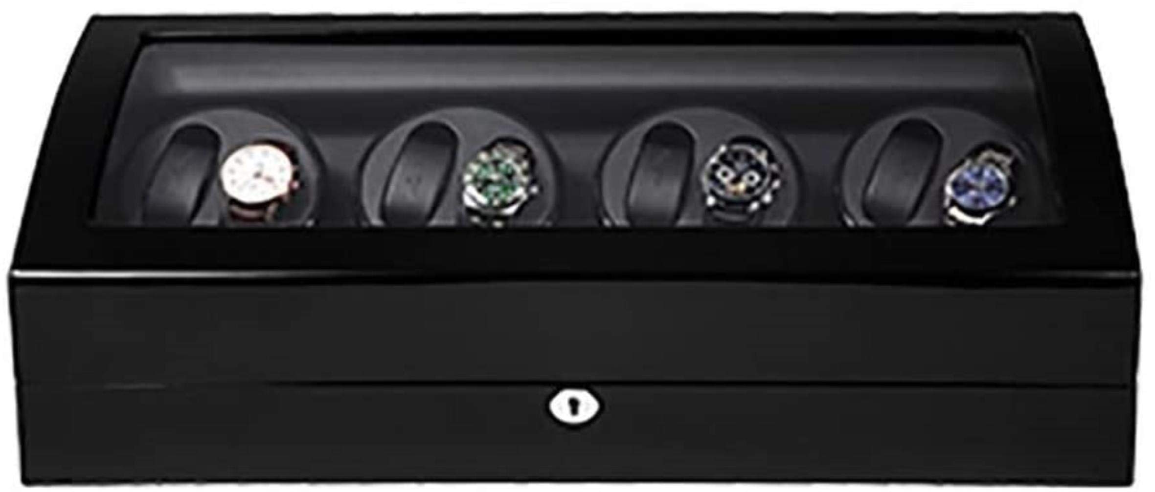 Cajas de almacenamiento negro para 8 relojes automáticos en el hogar 8