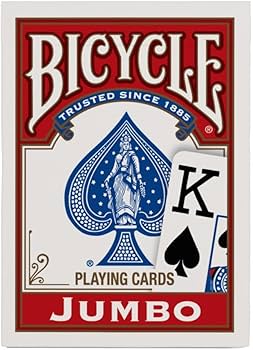 Amazon.com: Bicycle Jumbo Index Playing Cards, 12 Pack Bulk Set of