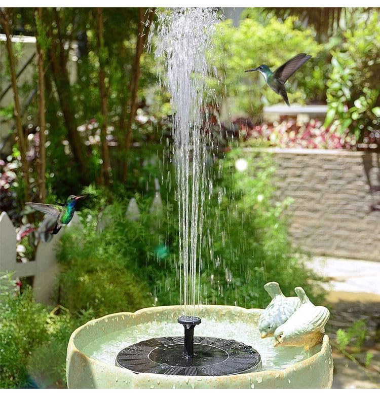 Amazon | ソーラーミニ噴水 ソーラー 自動 太陽光噴水ポンプ 電気代