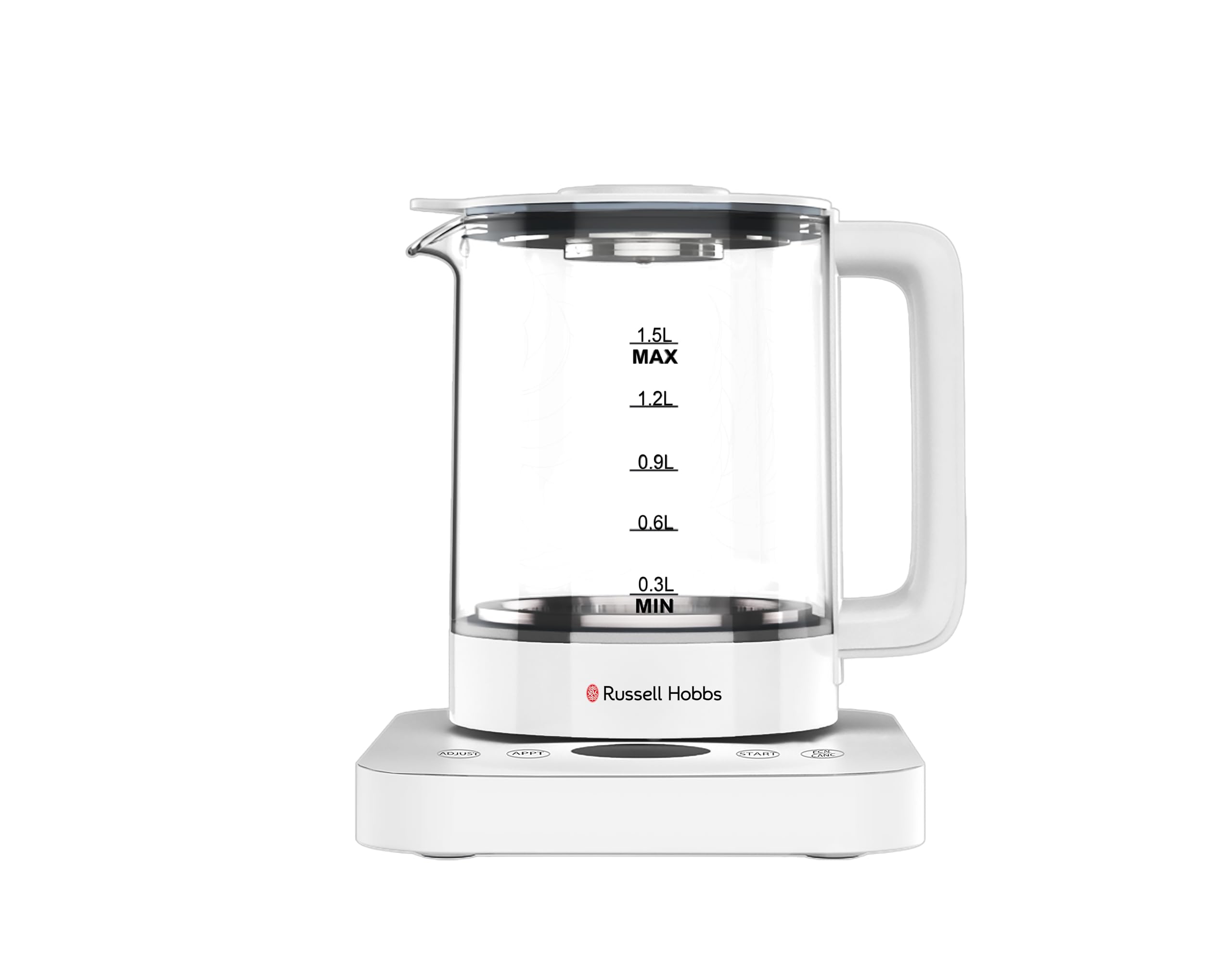 Russell Hobbs AuraLite 1.5L 9-in-1 800W Multi-Function Kettle | Boil, Brew & Cook with Touch Control, Variable Temp (40–100°C)| Keep Warm Function, Auto Shut-Off, Infuser & Steamer Accessories RJK1500-image-35