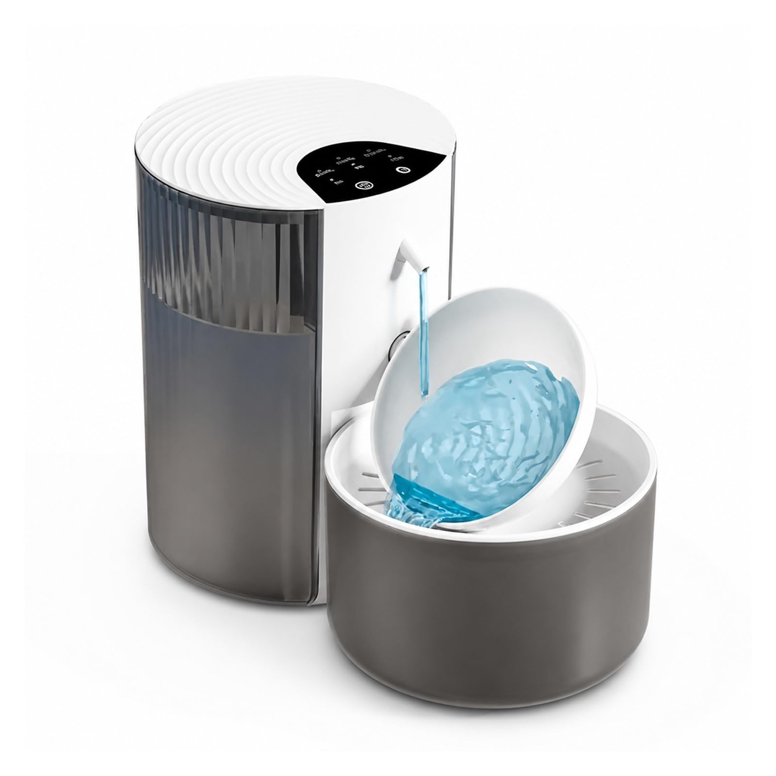 Fuente para Beber para Mascotas, Dispensador de Agua para Mascotas Bebedero automático para Gatos
