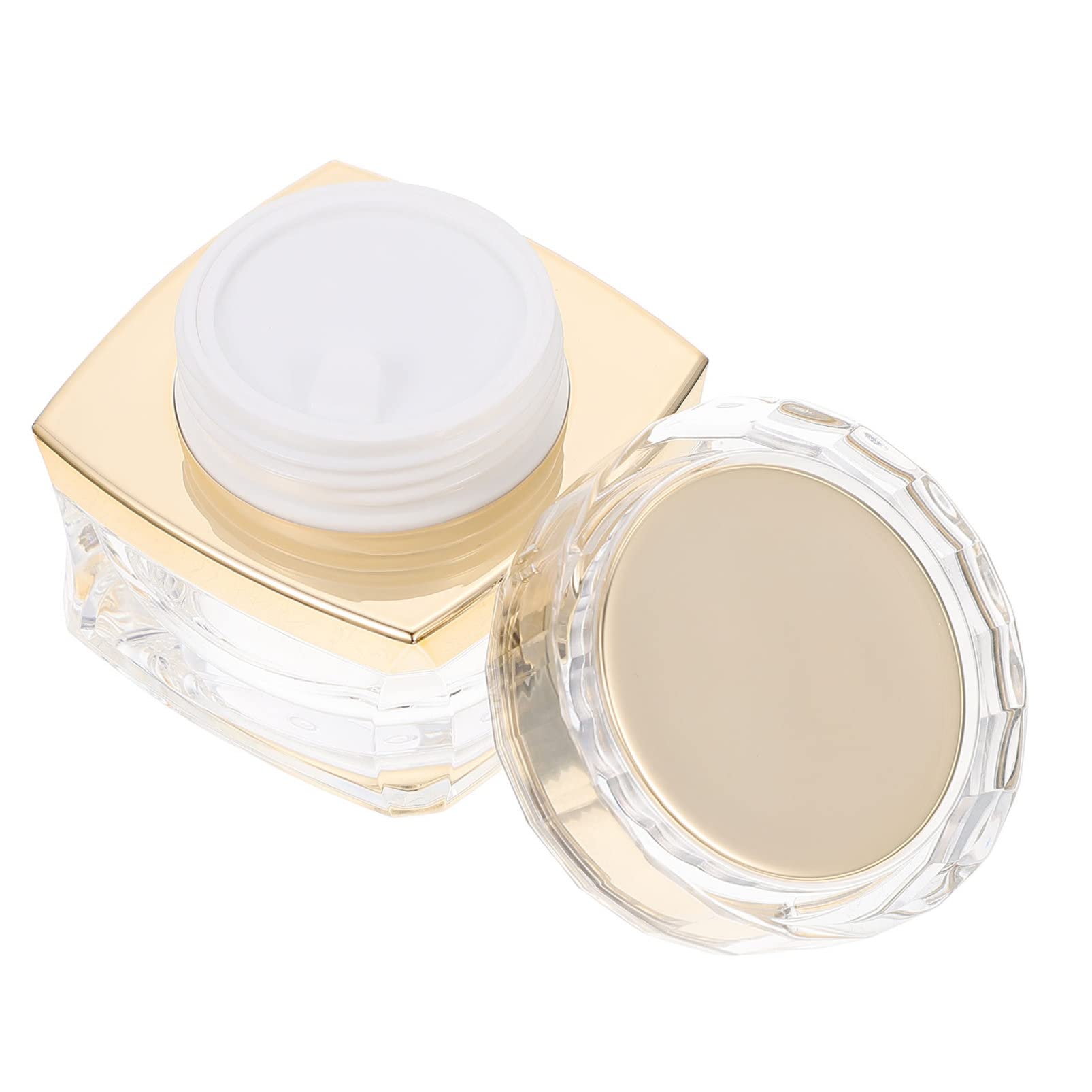 Acrylic Cream Jar, 5g Face Lotion Jar Cosmetic Cream Bottle Cosmetic Sample Jars Cosmetic Jars with Lids for Cream, Lotion, 1pc