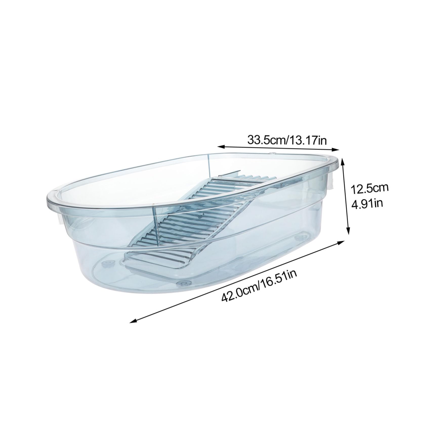 LIFKOME Vaschetta per Lavare i Panni in Plastica Pp con Asse da Lavare Integrato, Facile da Trasportare da Riporre, per Lavanderia Domestica e Dormitorio