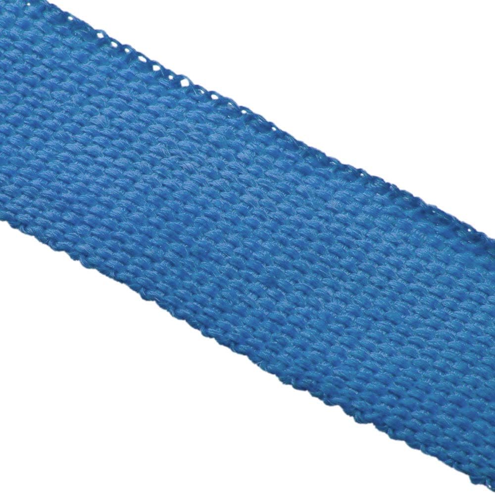 Stark Industries - Blue 2" x 50ft Fiberglass Exhaust Wrap with Stainless Steel Ties (11.8in) Header Wrap Heat Shield Sleeve for Cars and Motorcycle - 2-PACK