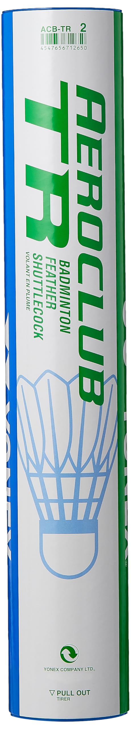 Unisex Adult Tr Aeroclub Feather Shuttlecock White, Medium