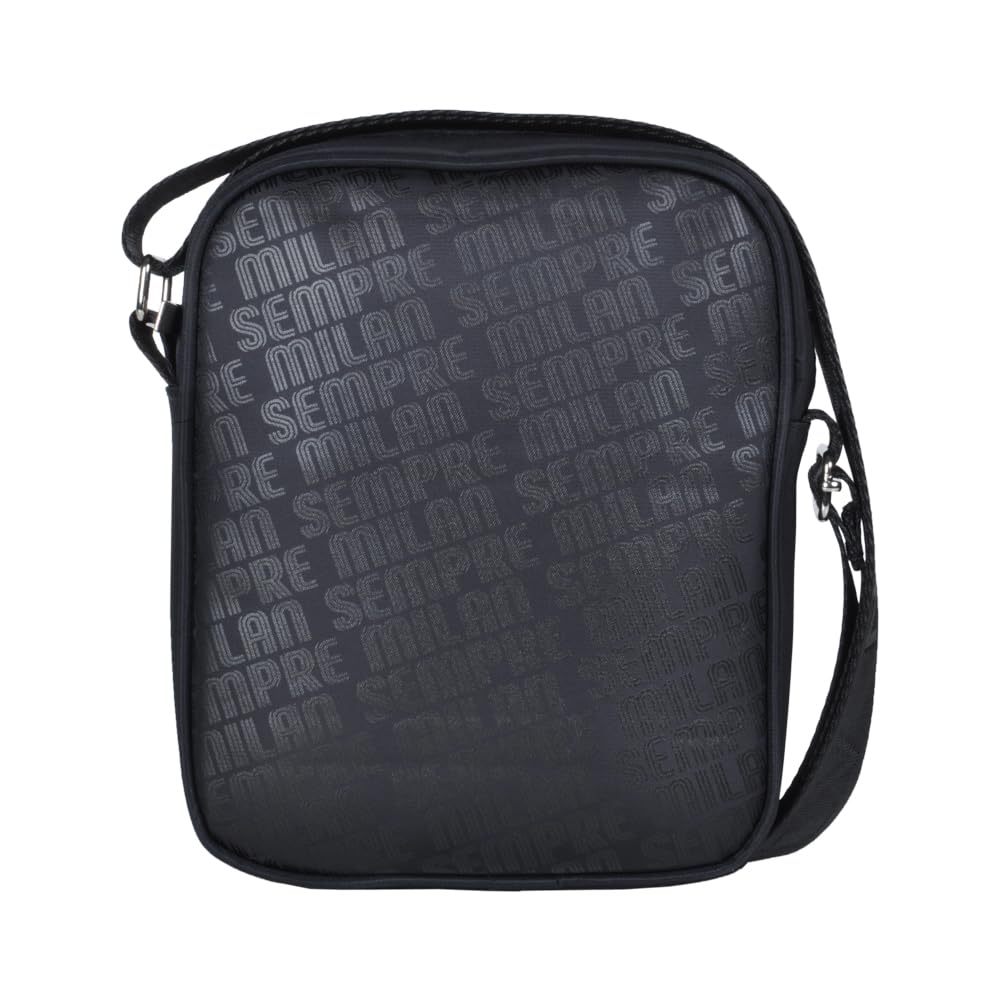 Ac Milan 143414 Milan, Bolso Unisex Adulto, Negro