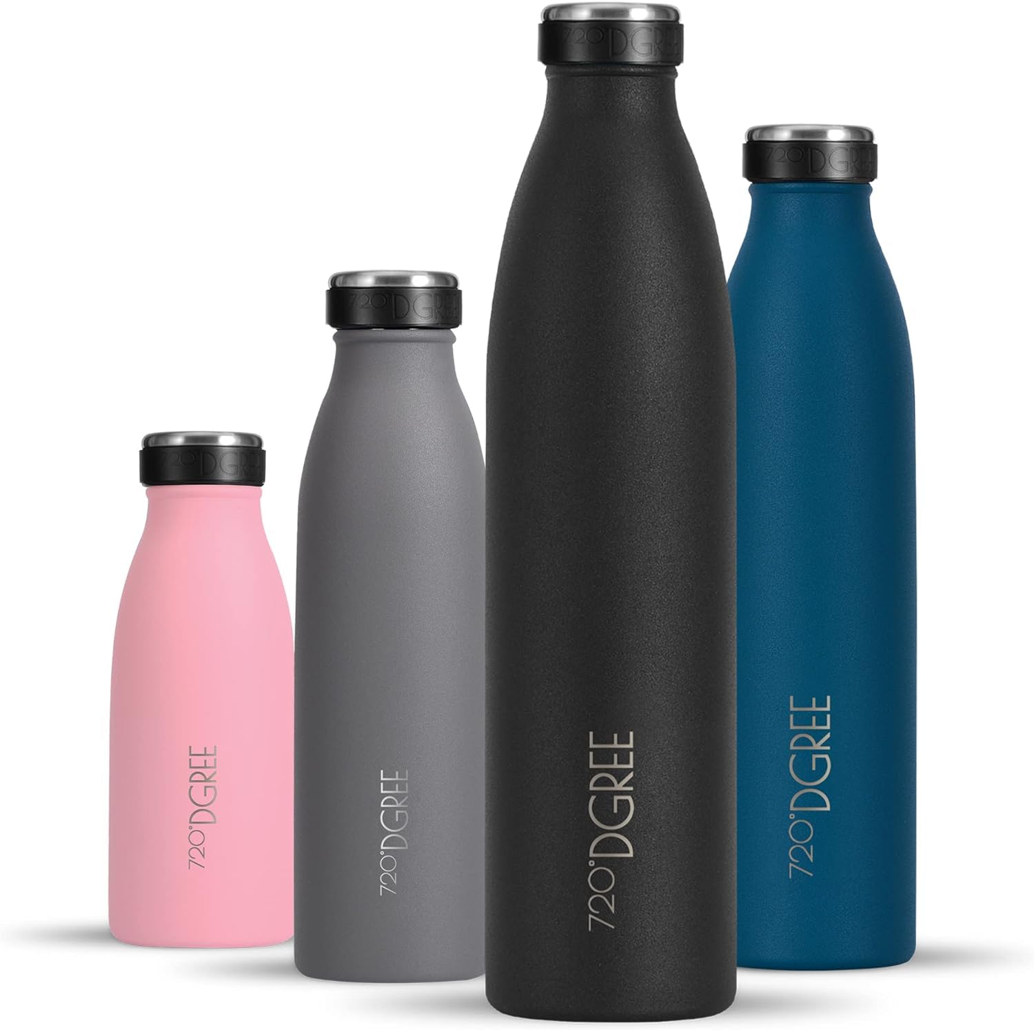 720°DGREE Vaccum Insulated Water Bottle “milkyBottle“ - 750 ml - Insulated, Leakproof, BPA-Free, Thermo Flask - For Sports, Gym, Fitness, School, Kids, Travel, Outdoor, Hot, Cold & Carbonated Drinks — image 1