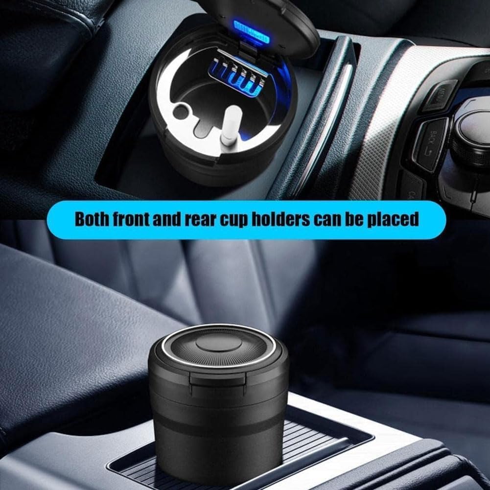 Portacenere Per Auto Subaru - Con Luce LED, Autoestinguente, Per BRZ, XV, Outback, Legacy, Forester - Foto 2