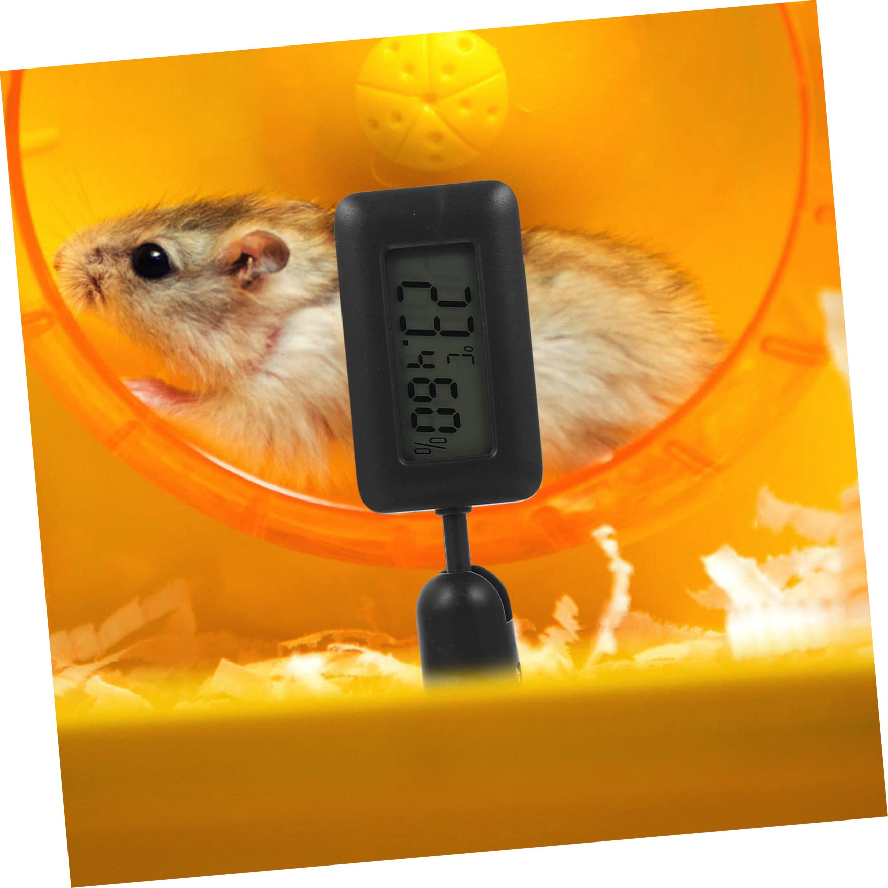 Didiseaon 3 Uds Higrómetro De Reptiles Terrario De Reptiles Monitor Digital De Temperatura Medidor De Temperatura Digital Mini Reptisoil Termómetro Digital Para Reptiles Chip