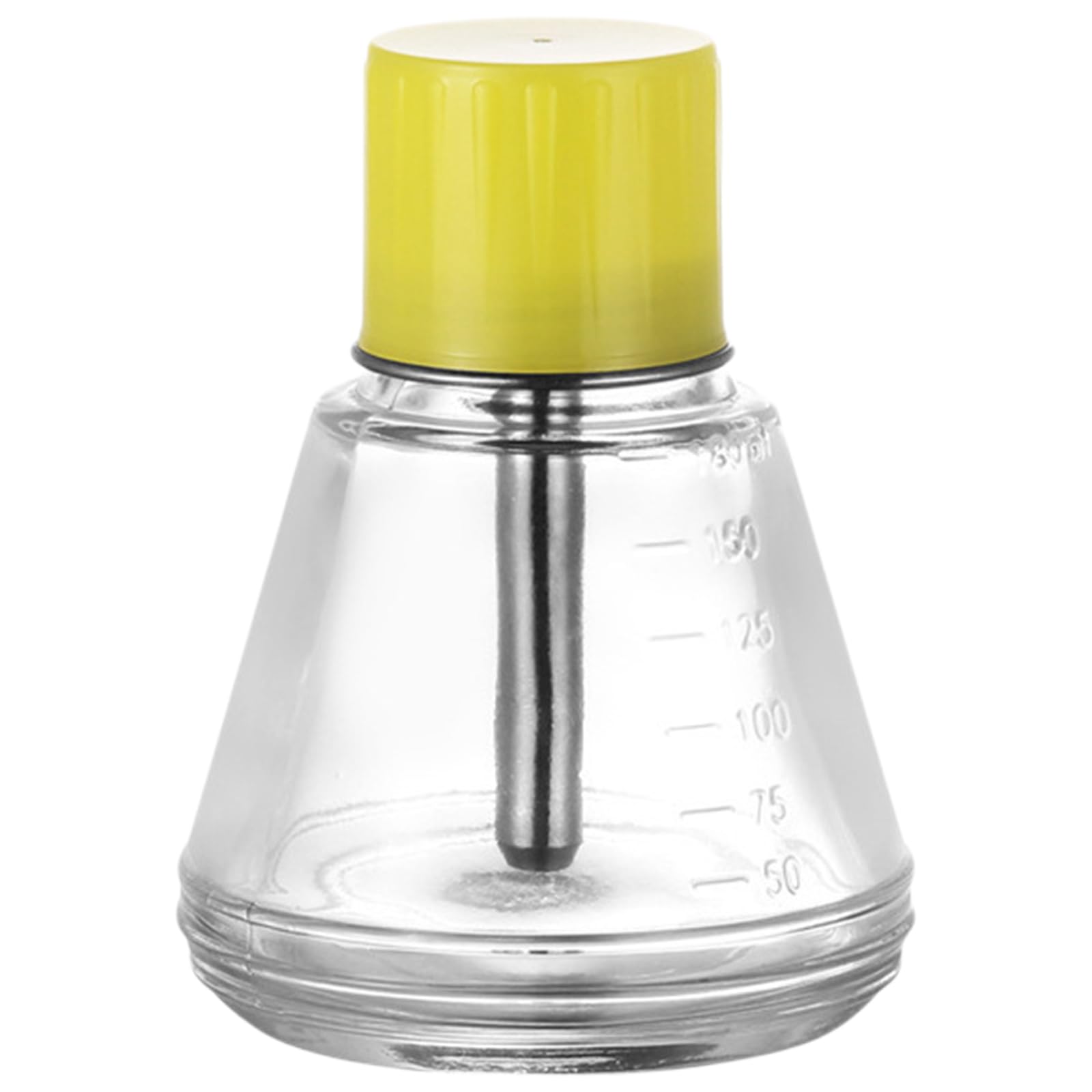 180ml / 6Oz Empty Clear Glass Dispenser Bottle for Nails Polishing Refillable Alcohols Pumps Container Push Down Pumps Dispenser Nails Art Accessories