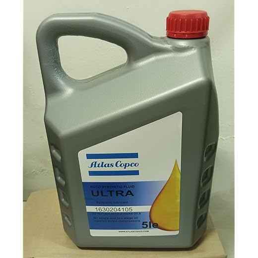 Atlas Copco Roto Synthetic Fluid ULTRA 5 Litre