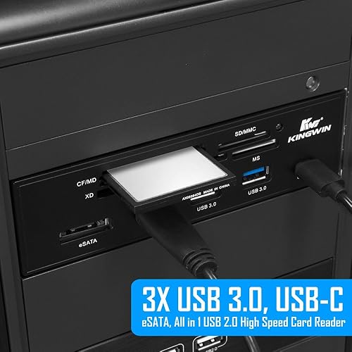 Miniatura 3 de Controlador de refrigeración KingWin, Negro