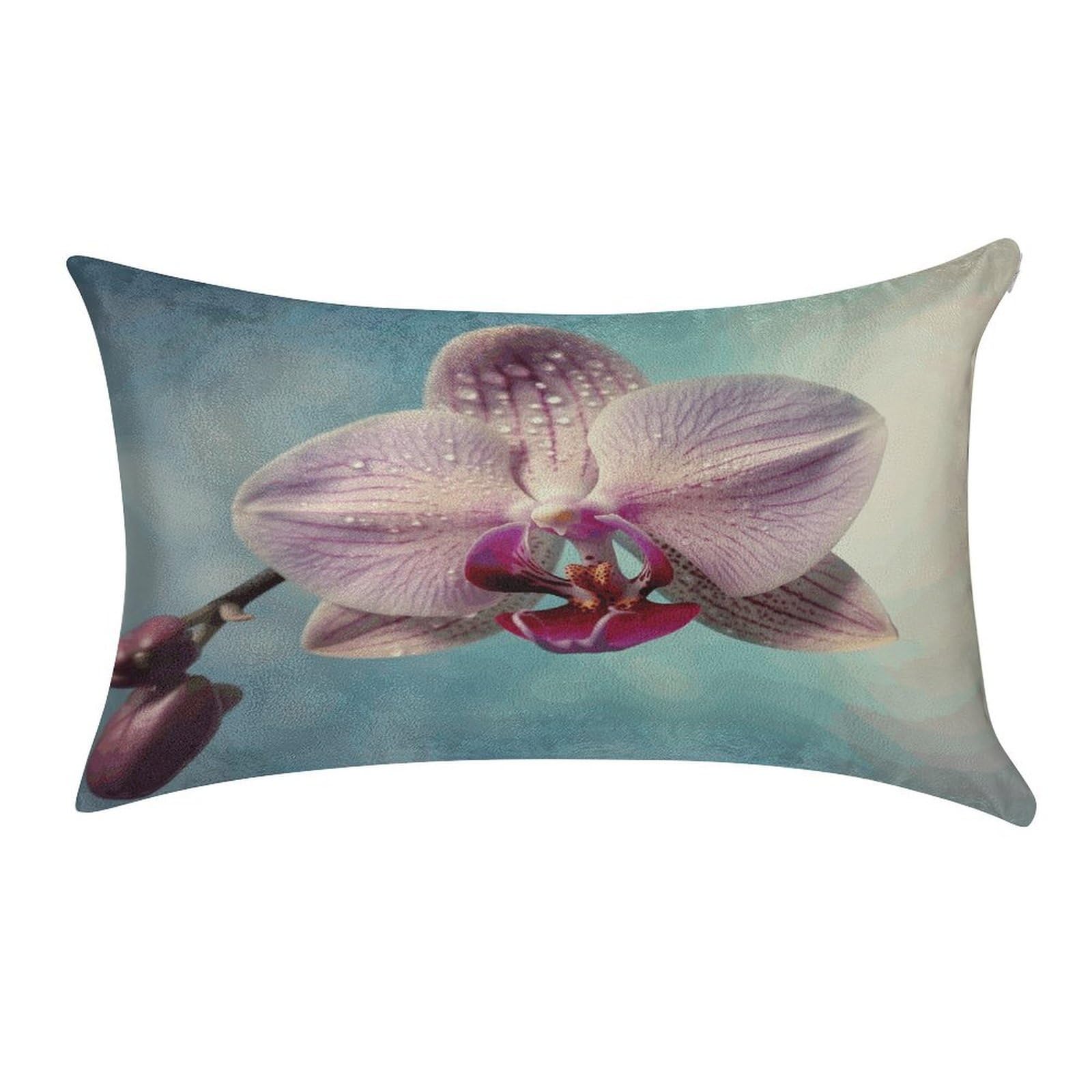 Btcowzrv Style A Blooming Flower Pillow Cover Pillow Case Pillowcase