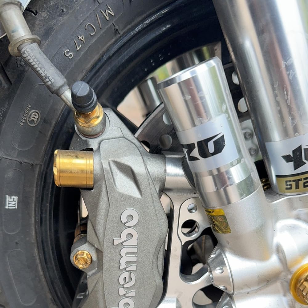 20 Pezzi Tappi in Gomma per Spurgo Coperchio del Tappo di Sfiato del Freno Tappo di Spurgo del Freno Adatto per Veicoli, Auto,Moto e Accessori per Biciclette
