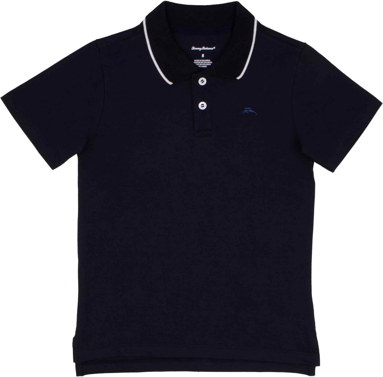 Tommy Bahama Boys Back to School 3-Pack Outfit, Short Sleeve Collared Polo T-Shirt, Front Button Closure & Embroidered Logo