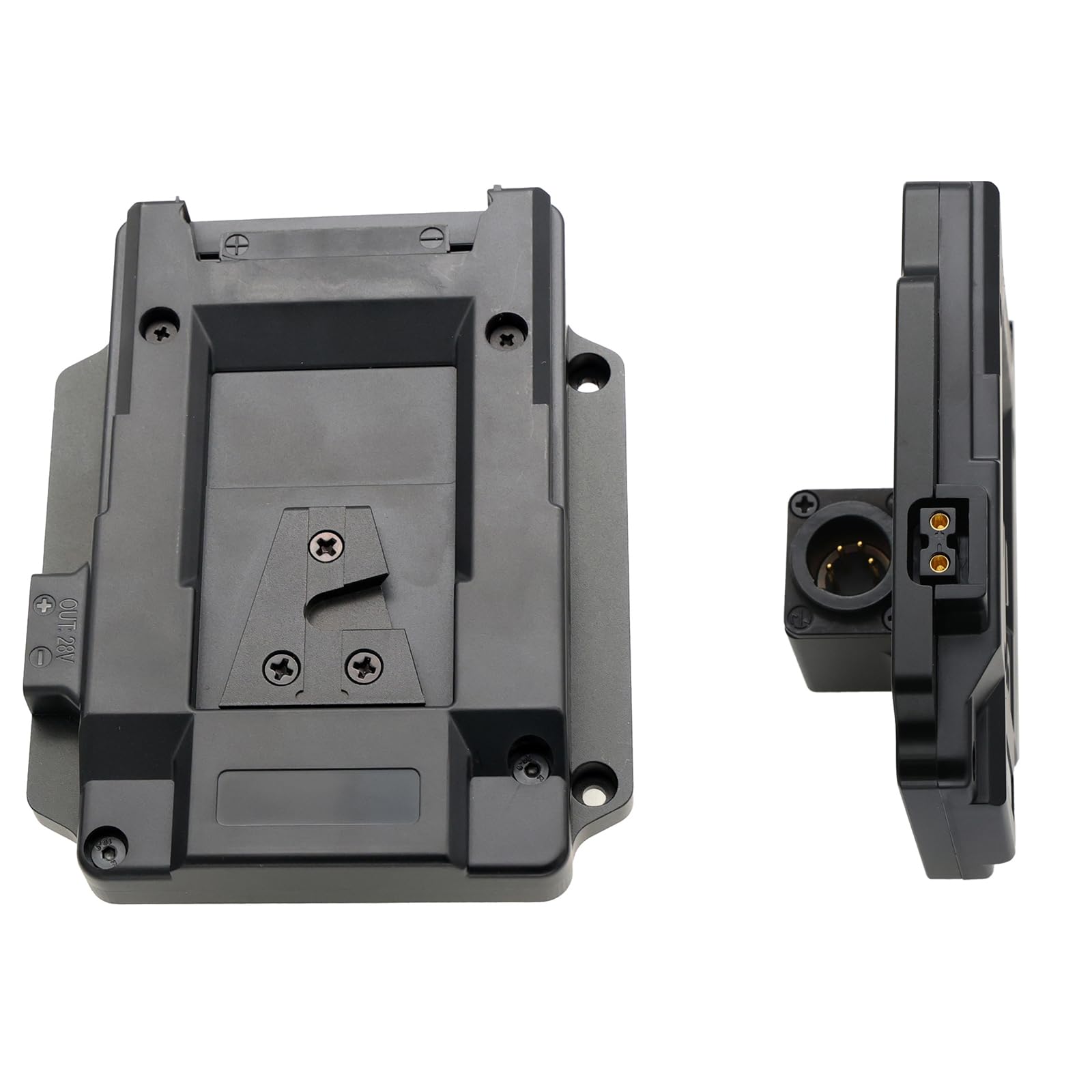 HangTon XLR 4-Pin Maschio a V-Mount Piastra V-Lock Alimentazione per Steadicam Stabilizzatore Slitta a ARRI Alexa Mini LF RED Komodo V-Raptor Sony Camera, D-Tap, 12V 24V
