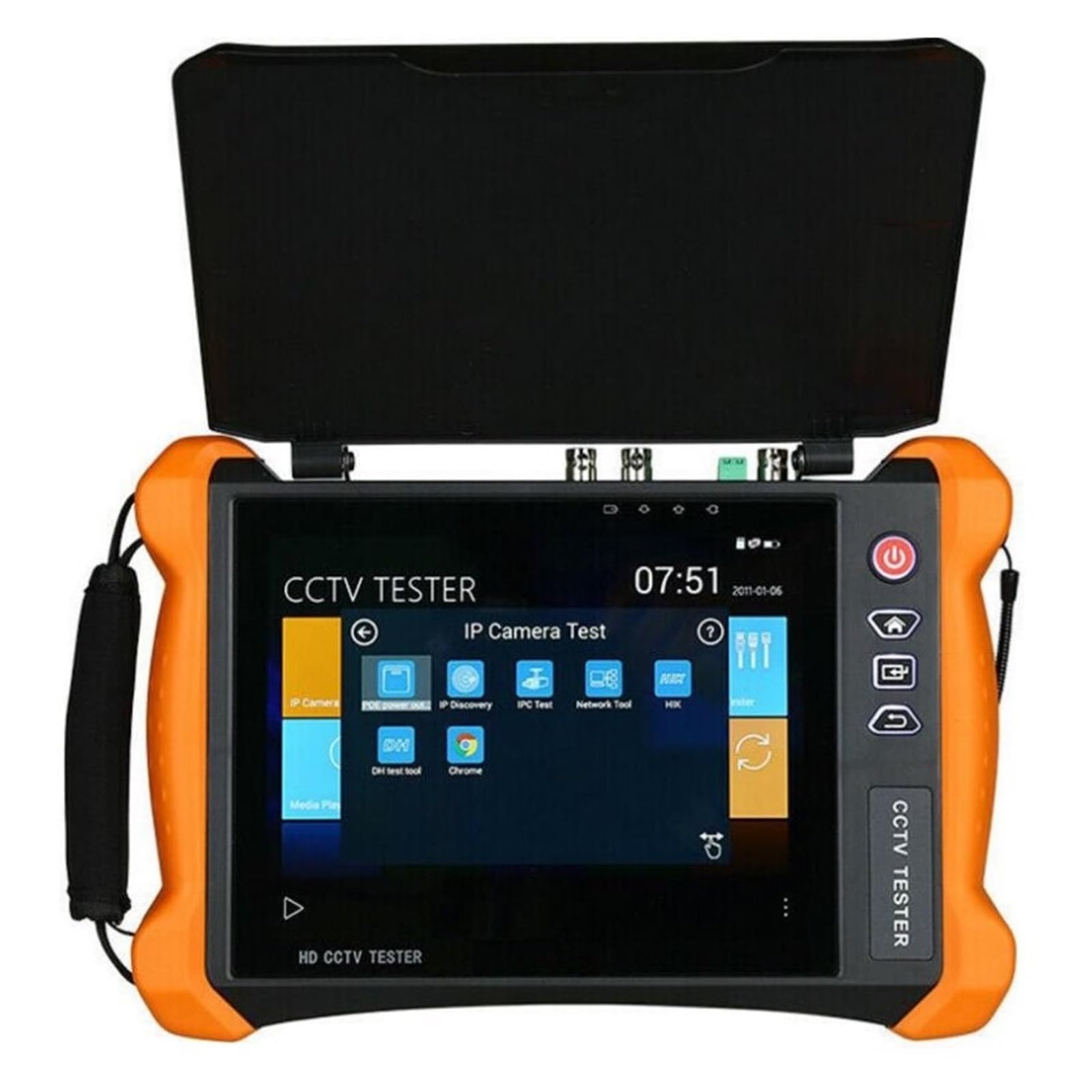 Tester CCTV di sicurezza Tester CCTV X9ADH X9MOVTADHS Tester Telecamera IP Touch Screen Da 8 Pollici For TVI CVI AHD SDI 4K H.265 Test Telecamera Controller PTZ Con TDR ( Color : X9-ADH , Size : A )