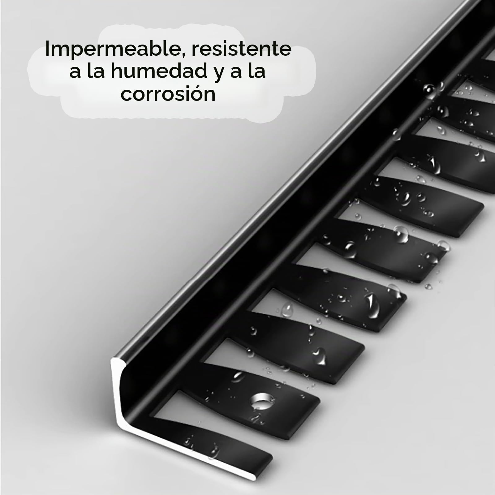 Perfil De Borde Flexible De Riel De Baldosa De Aleación De Aluminio, 135cm X 2 Piezas, Perfil En L Para Escalera, Tira De Baldosas Para Suelos De 12,5-15mm(Silver,H:12.5MM)