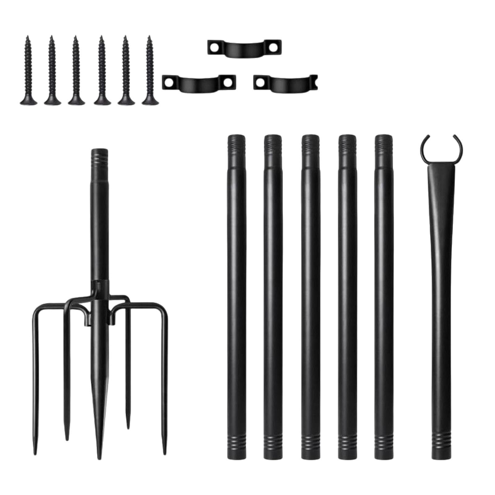 Enakshi Light Pole Stake Easy Installation Hanging Light Poles for Patio Garden Deck-image-42