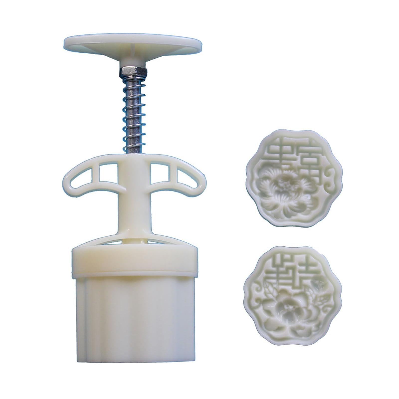 Tsophreniq Cookie Stamps Flower Character Molds Hand-Pressure Maker Bakings Tool for MidAutumn Festival Cookie Stamps and Cutter Press for Bakings Wedding