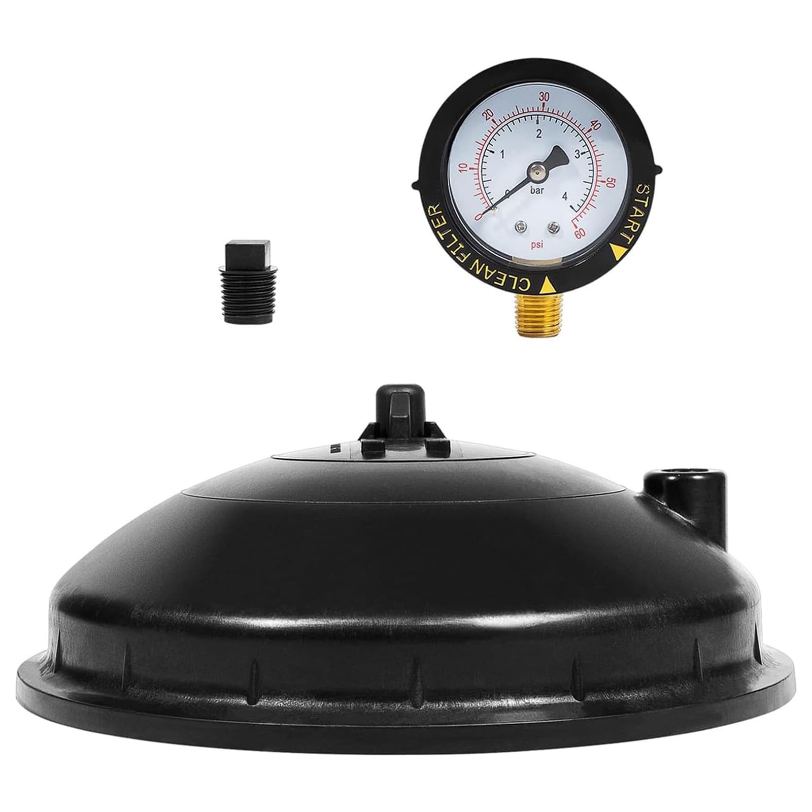 TFAOYS Water Valves Top Dome Replacement Filter Systems Pressure Gauge Component for Efficient Pool Filtrations Systems Pressure Water Valves