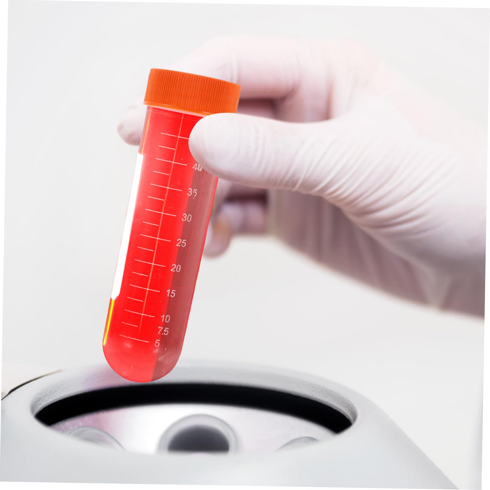 SOLUSTRE 100piezas Tubos de Centrífuga Rosca para Experimentos Científicos Tubos de Ensayo de Plástico para Laboratorio y Pruebas Químicas