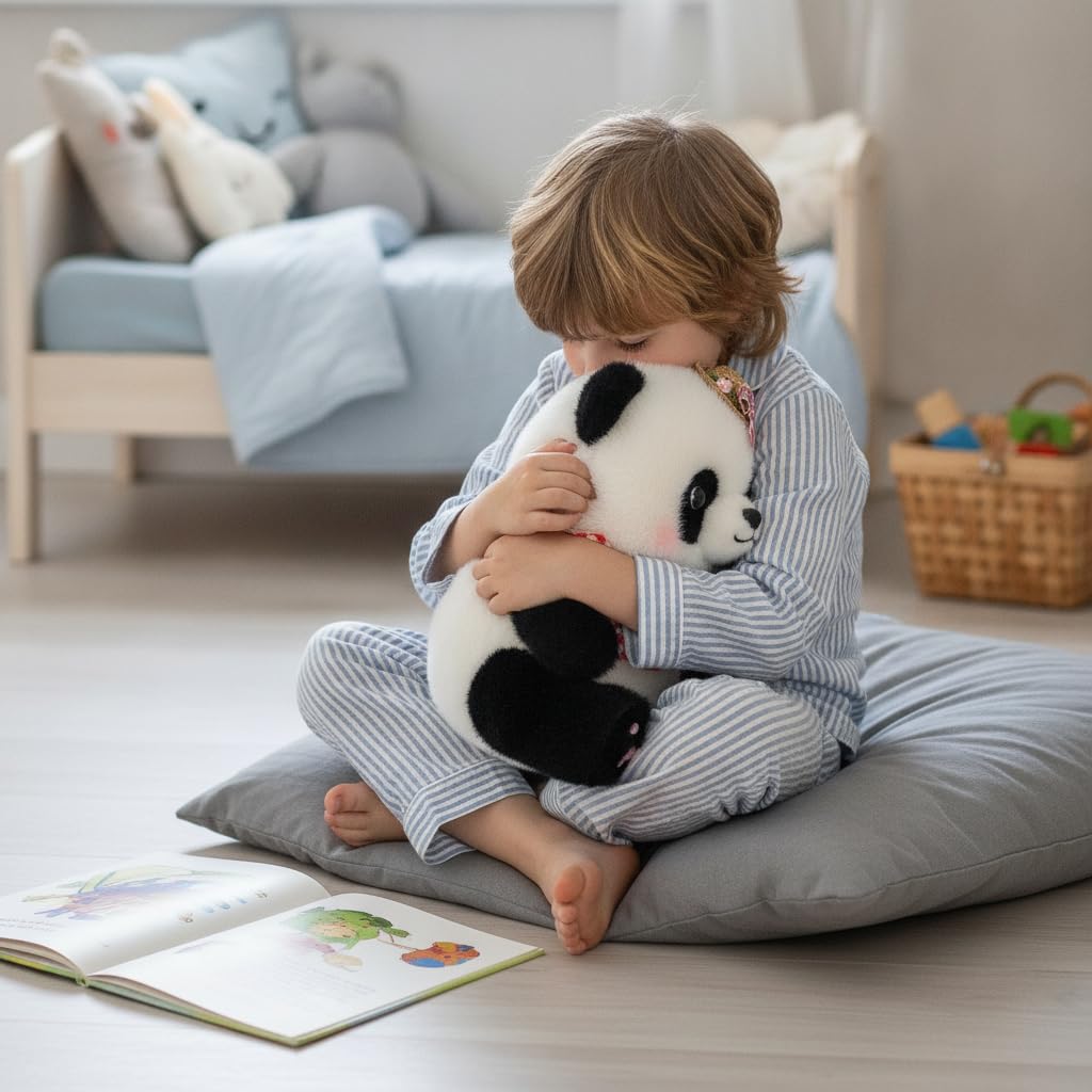 Peluche con Cappello e Bavaglino, 5#28cm, 18cm
