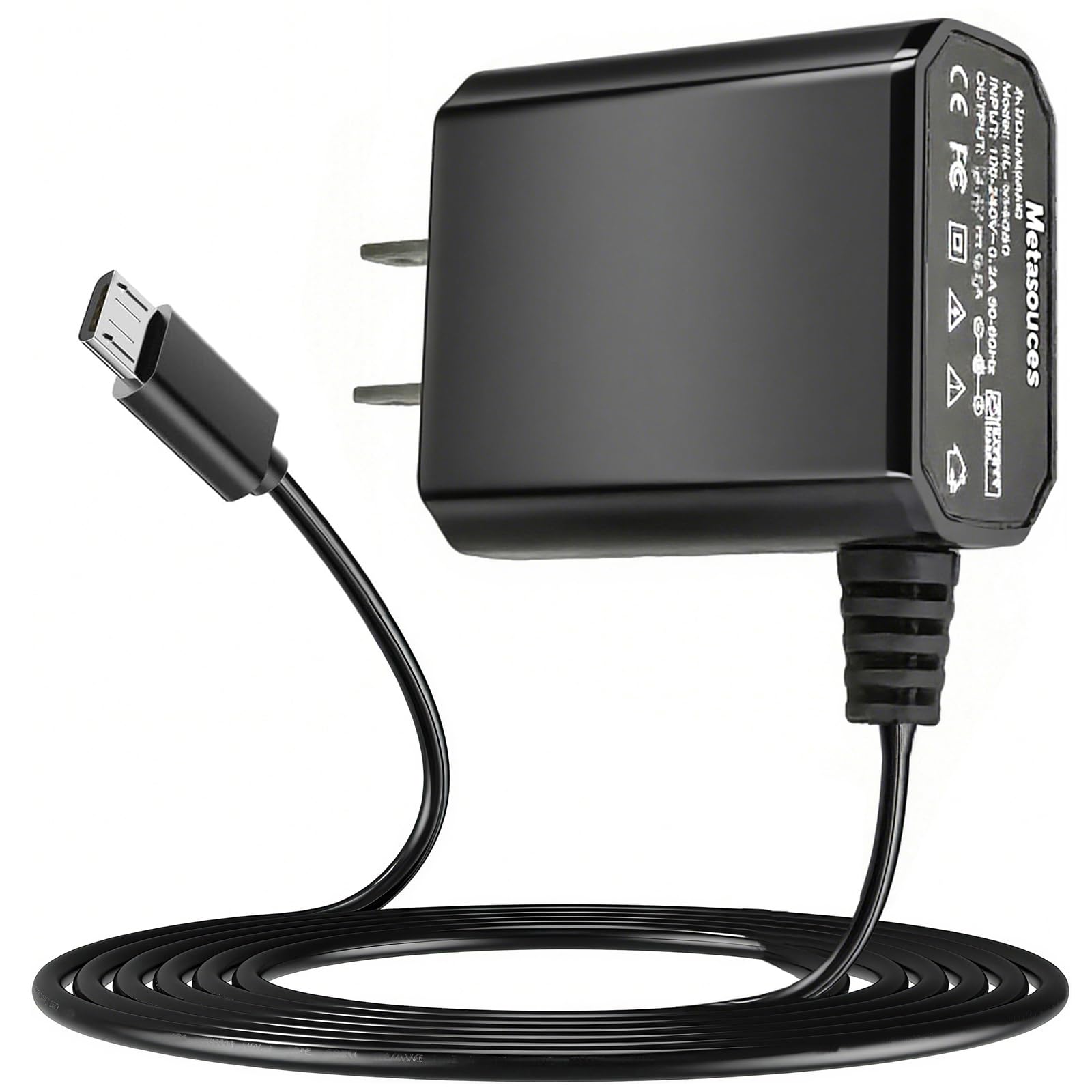 Metasources 5V AC/DC Adapter with Micro-USB cable