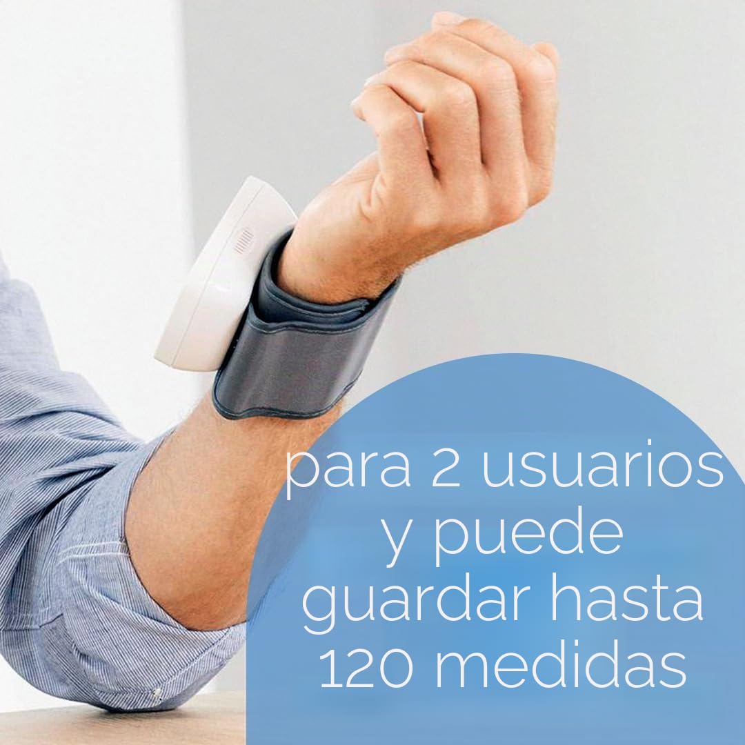 Beurer Tensiómetro de muñeca BC 21 con salida de voz en alemán, inglés, francés, italiano o turco