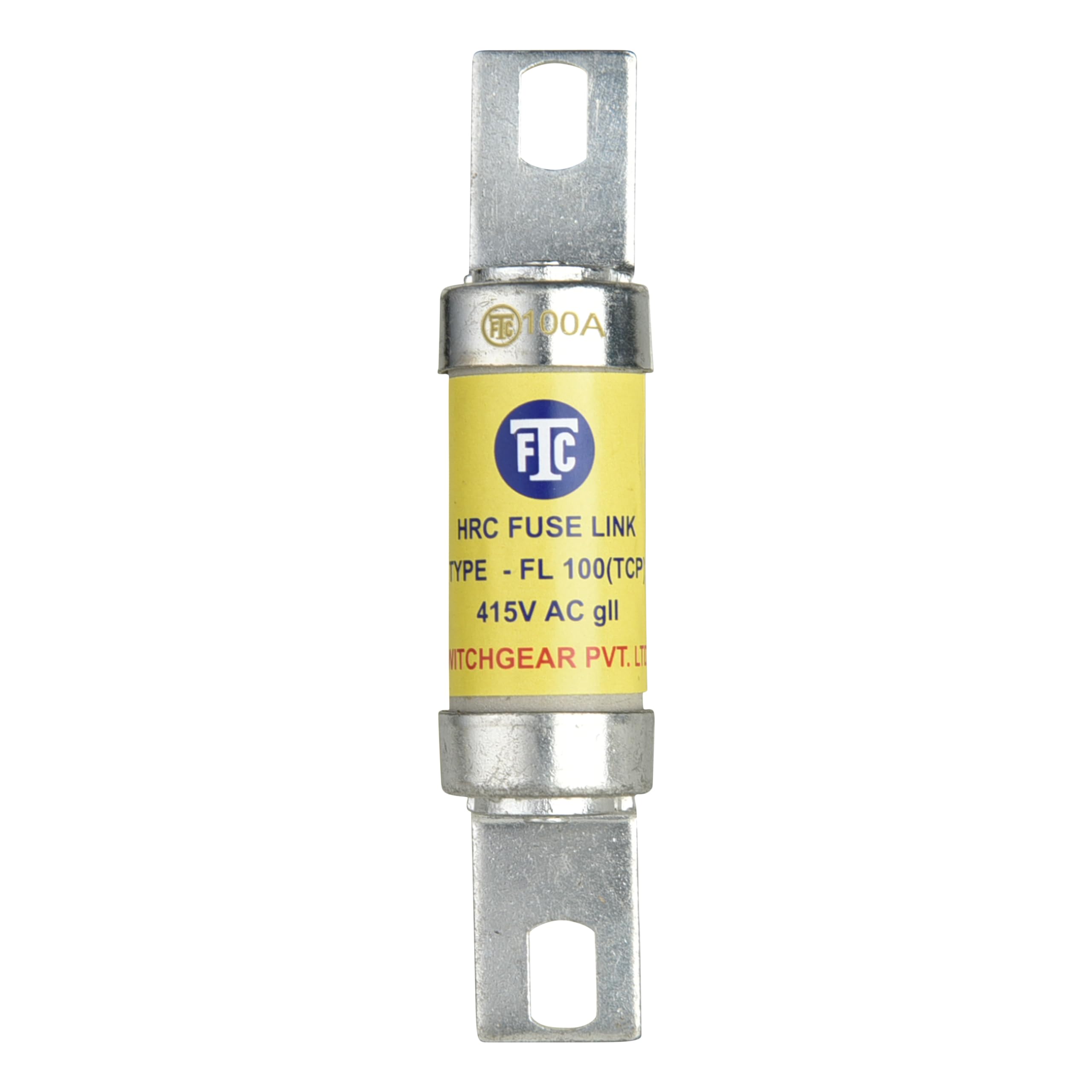 FTC MAKE - HRC FUSE LINK 100AMP, 415V AC - (PACK OF - 20 PCS)-image-23