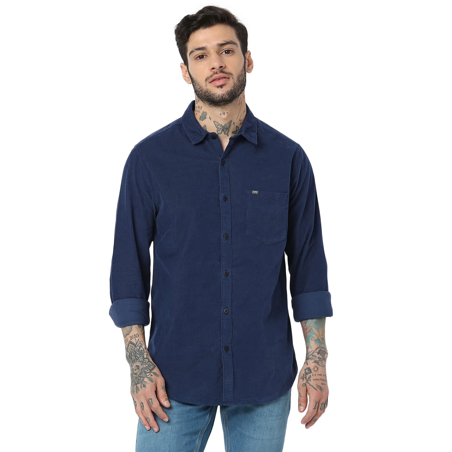 spykar Men's Slim Fit Shirt-picture-26
