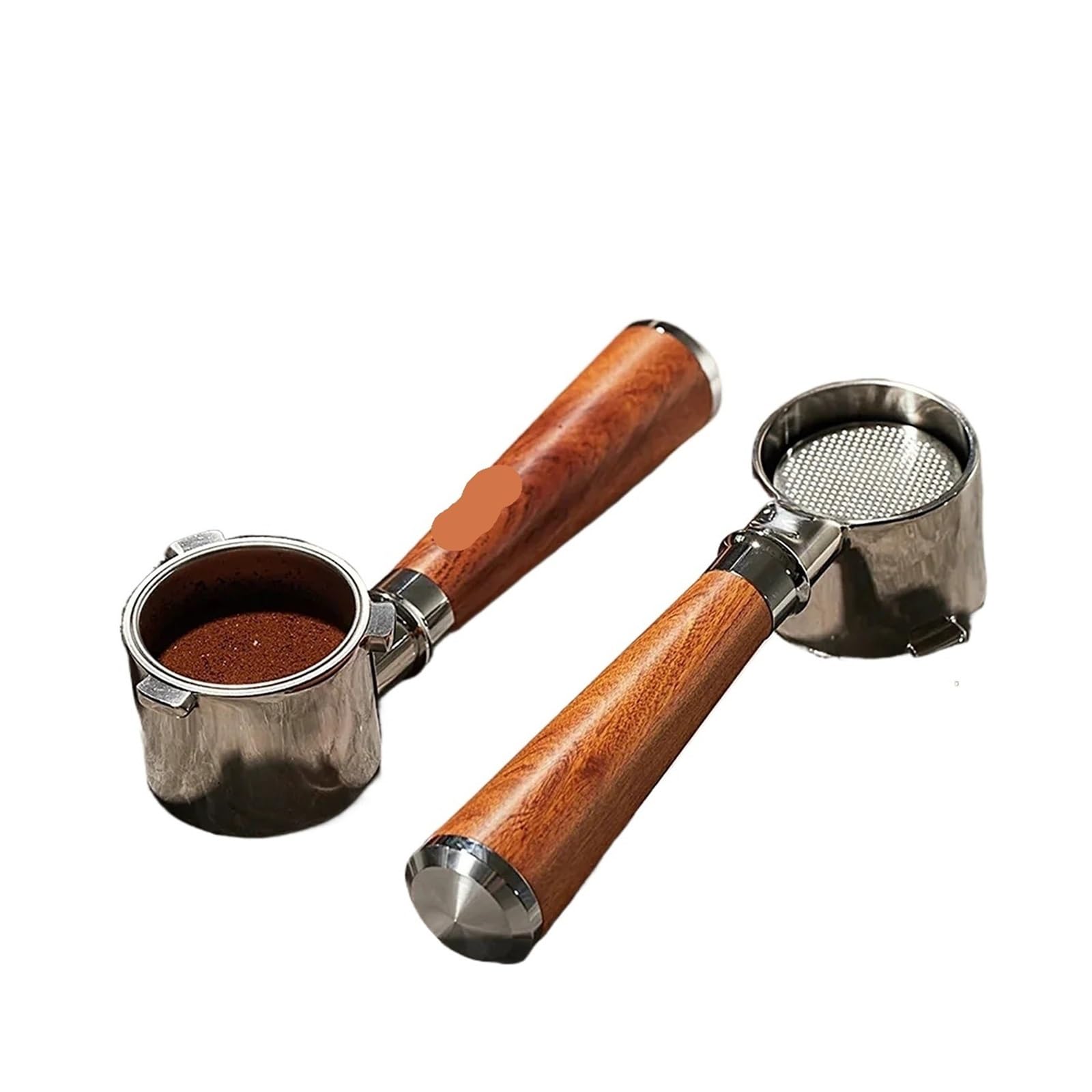 Mango For Cafetera, Compatible Con Delonghi, Compatible Con Breville, Mango De Madera For Portafiltro Sin Fondo 51/54/58mm(58MM Barsetto)