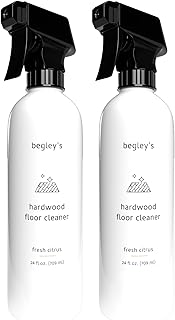 Begley's Hardwood Floor Cleaner Spray - Hard Wood Floor Cleaner for Mopping - Citrus Scent Hardwood Cleaner - 24 oz, 2 Pack