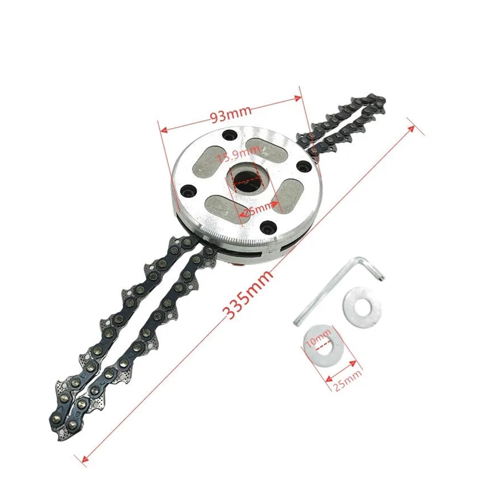 Compatible con Repuesto Cabezal Corte Cadena genérico 65Mn(Trimmer Head)