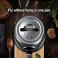 Vista 7 de Combo de horno freidora de aire de 8.4 cuartos de galón, freidora de aire, freidora eléctrica de aire caliente, cocina sin aceite, pantalla táctil