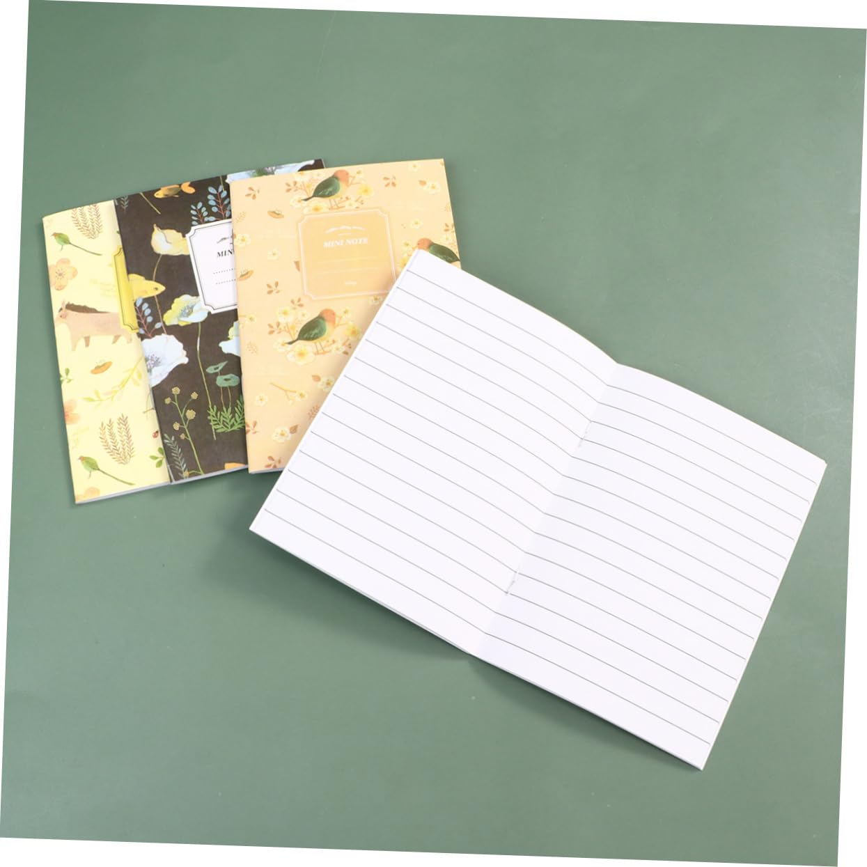 Artibetter 2 Ensembles Mini Cahier Nature Carnet De Notes Pratique Pour École Et Bureau Petit Format À Emporter Design Et Utilisation Confortable 50 Pièces * 2