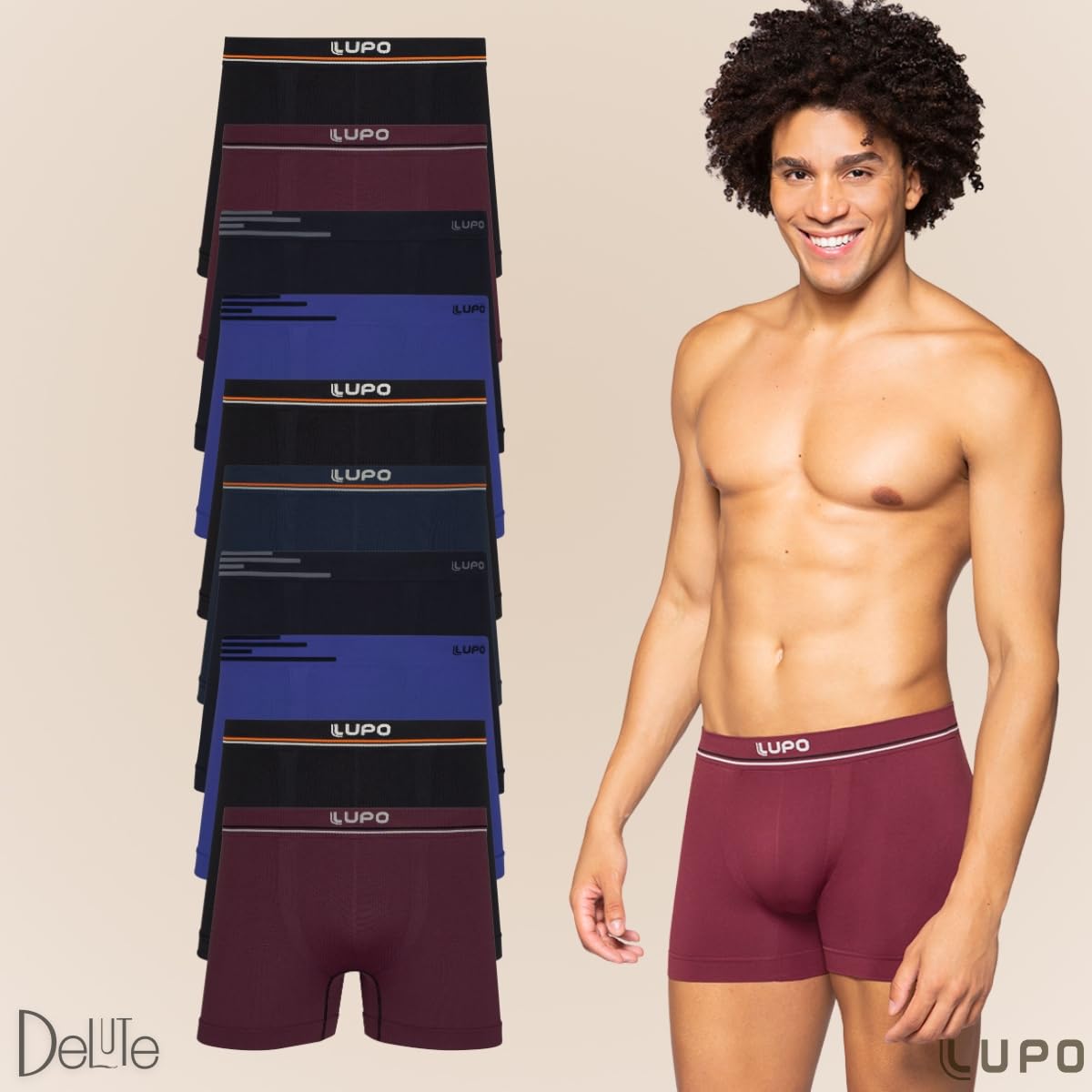 Kit 10 Cuecas Lupo Boxer Microfibra Poliamida Sem Costura Adulto Masculino em promoção! Veja a oferta e mais achadinhos de Moda íntima 8 Hoje é o melhor dia para comprar Kit 10 Cuecas Lupo Boxer Microfibra Poliamida Sem Costura Adulto Masculino com aquele preço maroto! Promoção! Aproveite a oferta! 8