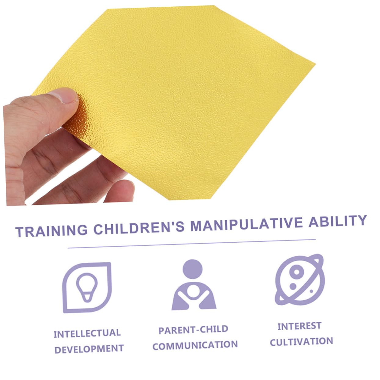 Tofficu 4 Set Di Di Carta Origami Quadrati Carta Da Artigianato Dorata Per Piegatura Per Arti E Mestieri 100 Fogli * 4