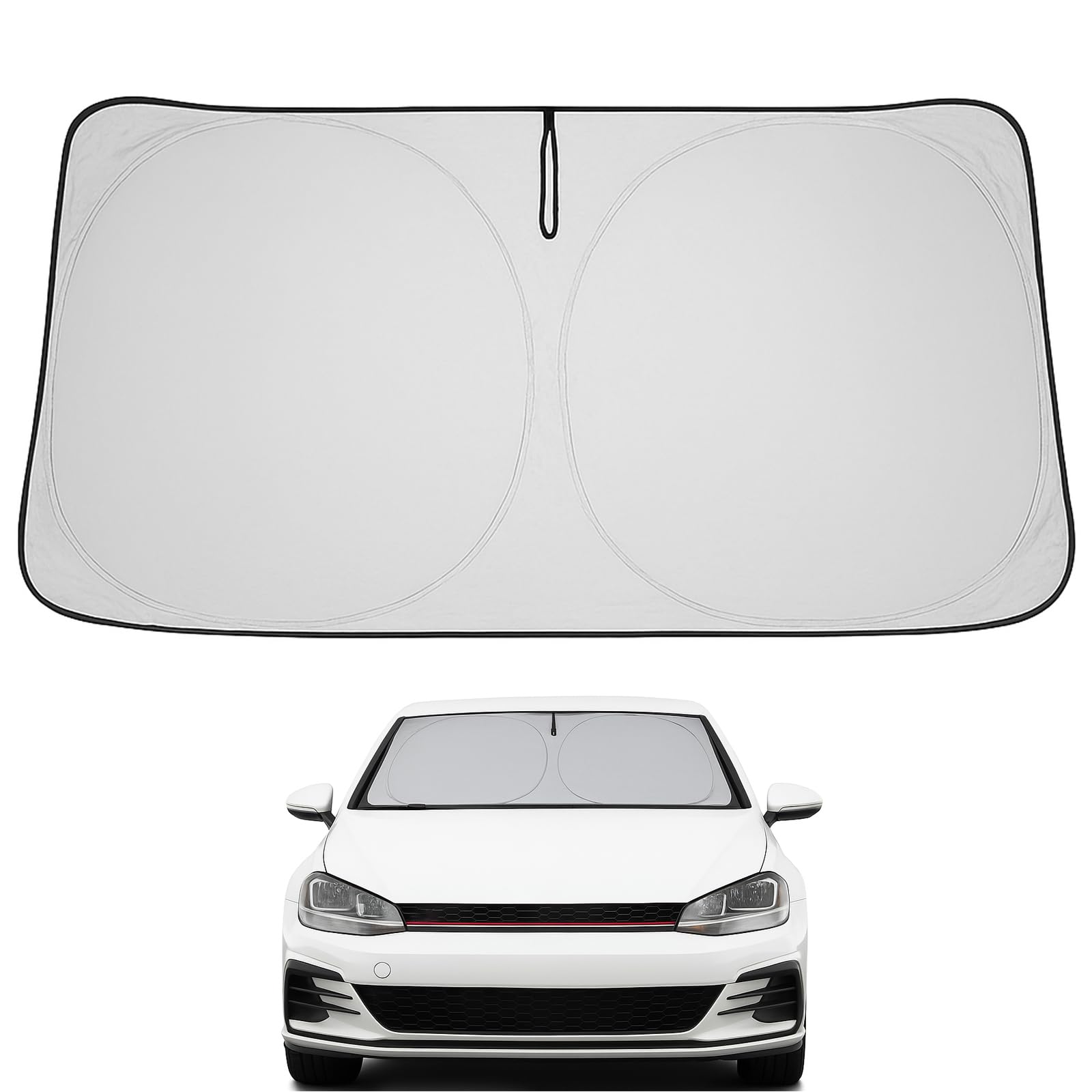 Proadsy Custom Fit 2015-2021 VW Golf GTI Windshield Sun Shade, Blocks Heat