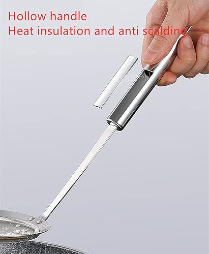 Miniatura 4 de Cuchara de espumadera, colador de araña de acero inoxidable, cuchara de espumadera de grasa de malla fina, cucharas para cocinar, freír grasa,