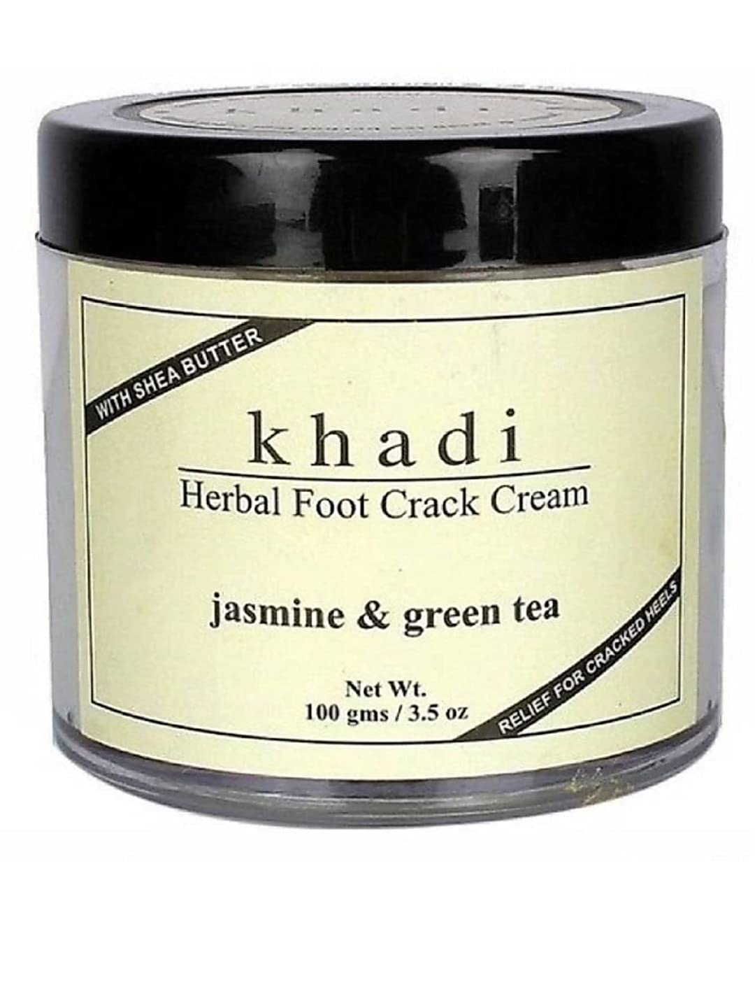 Khadi Herbal Herbigiri Herbal Jasmine & Green Tea Foot Cream 100Gm L Parvati Gramodyog Herbigiri Herbal Products - Made In India